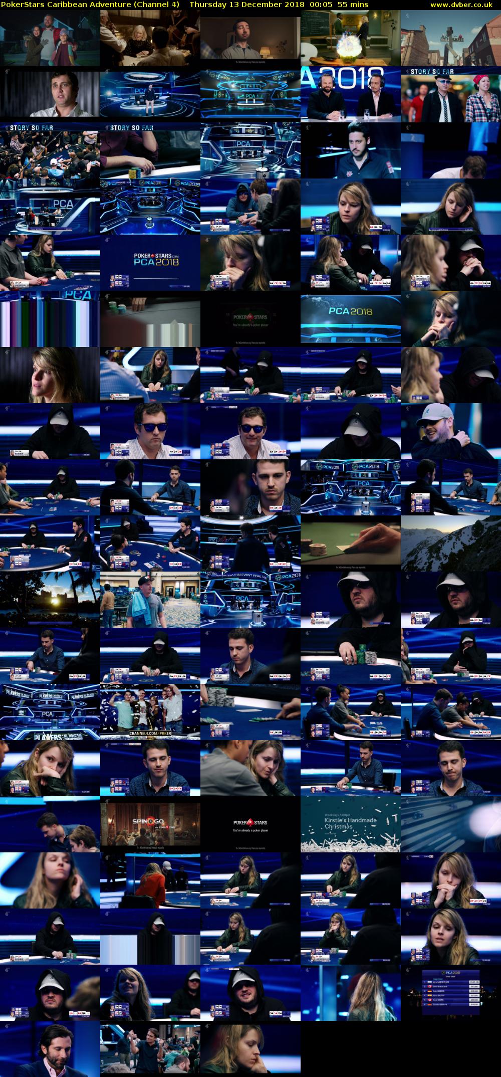 PokerStars Caribbean Adventure (Channel 4) Thursday 13 December 2018 00:05 - 01:00