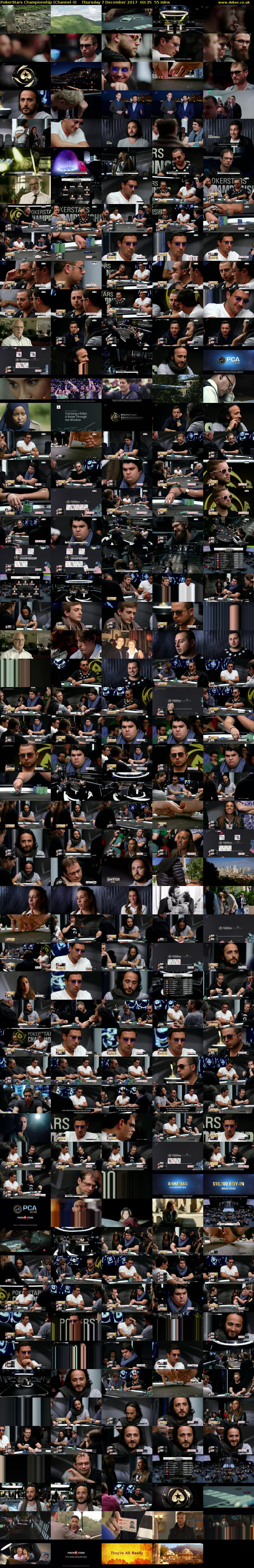 PokerStars Championship (Channel 4) Thursday 7 December 2017 00:35 - 01:30