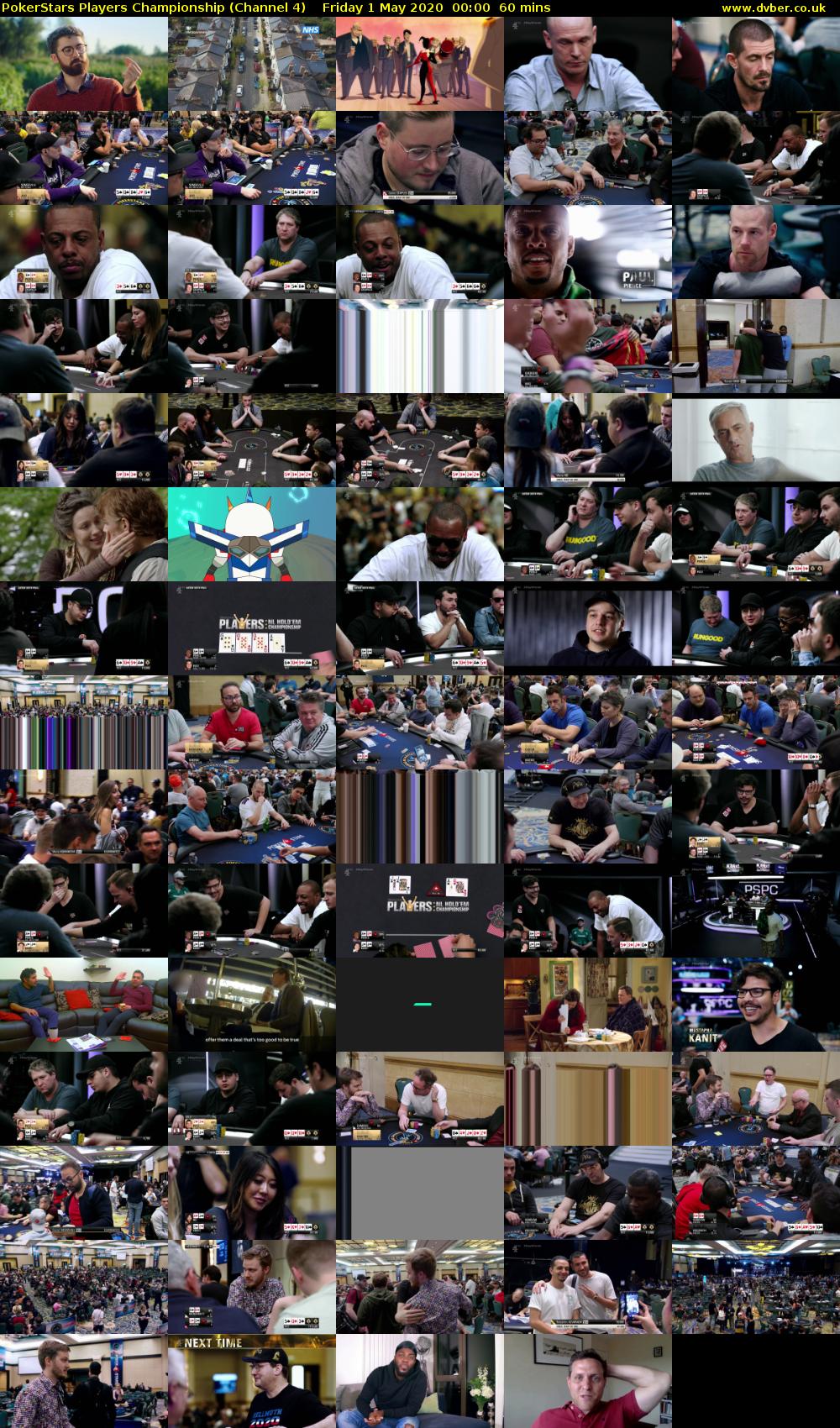 PokerStars Players Championship (Channel 4) Friday 1 May 2020 00:00 - 01:00