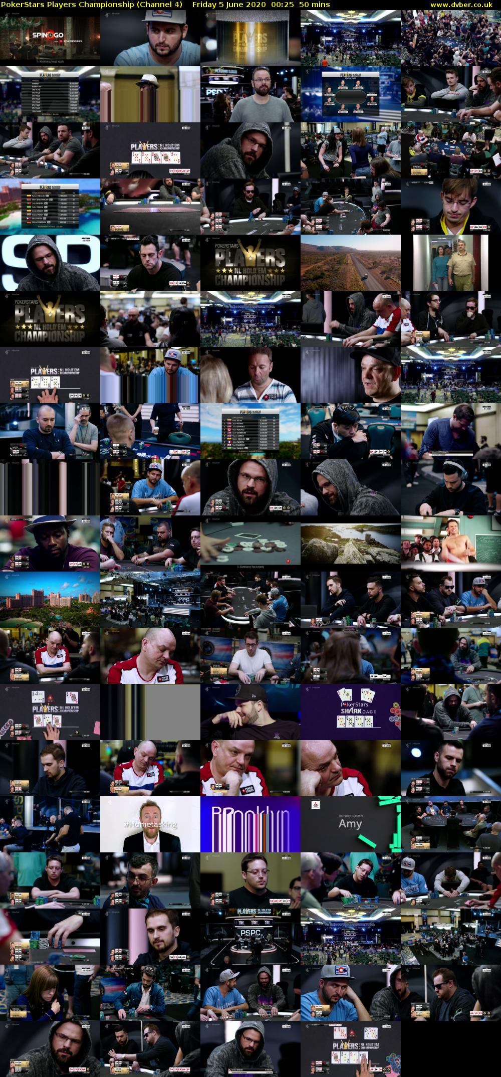 PokerStars Players Championship (Channel 4) Friday 5 June 2020 00:25 - 01:15