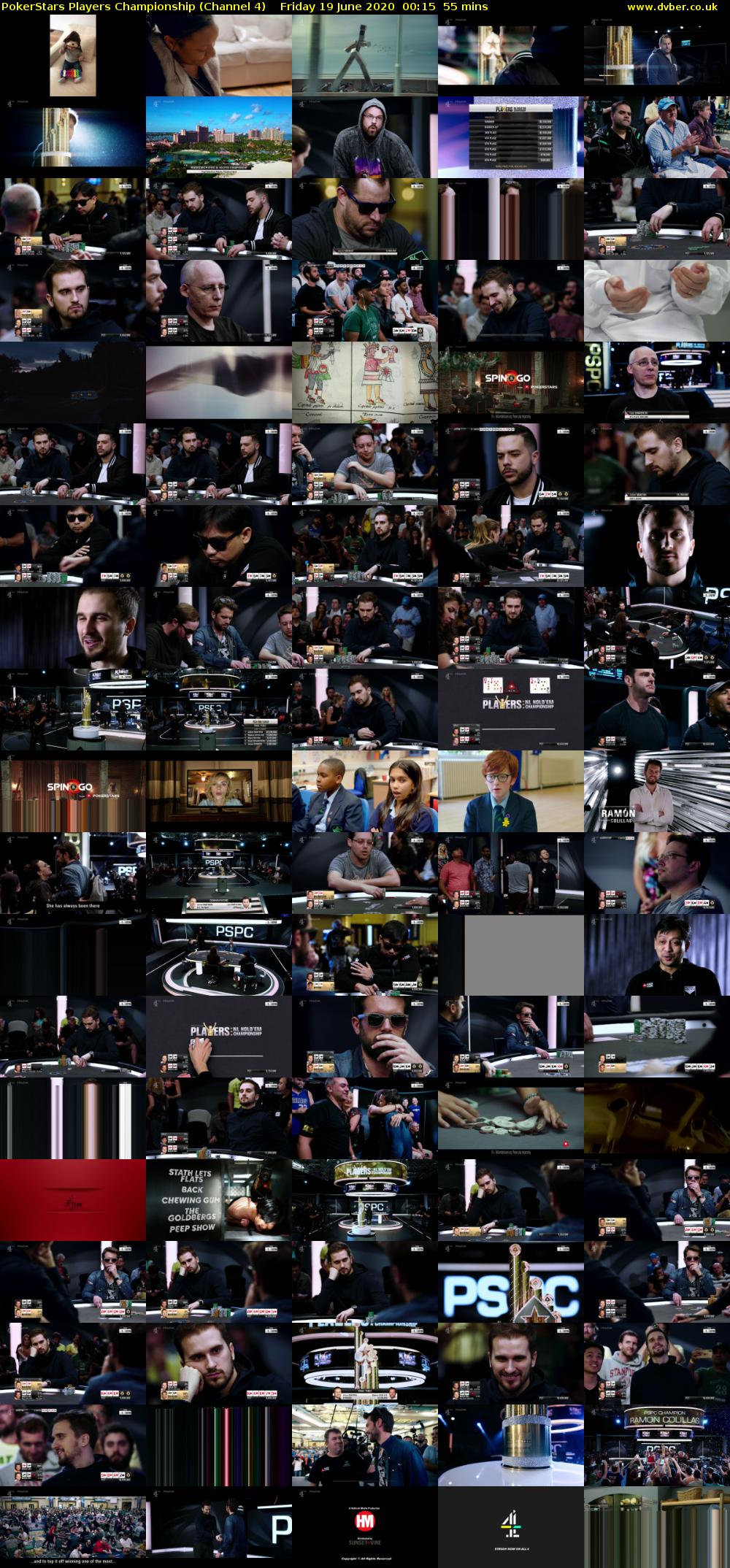 PokerStars Players Championship (Channel 4) Friday 19 June 2020 00:15 - 01:10