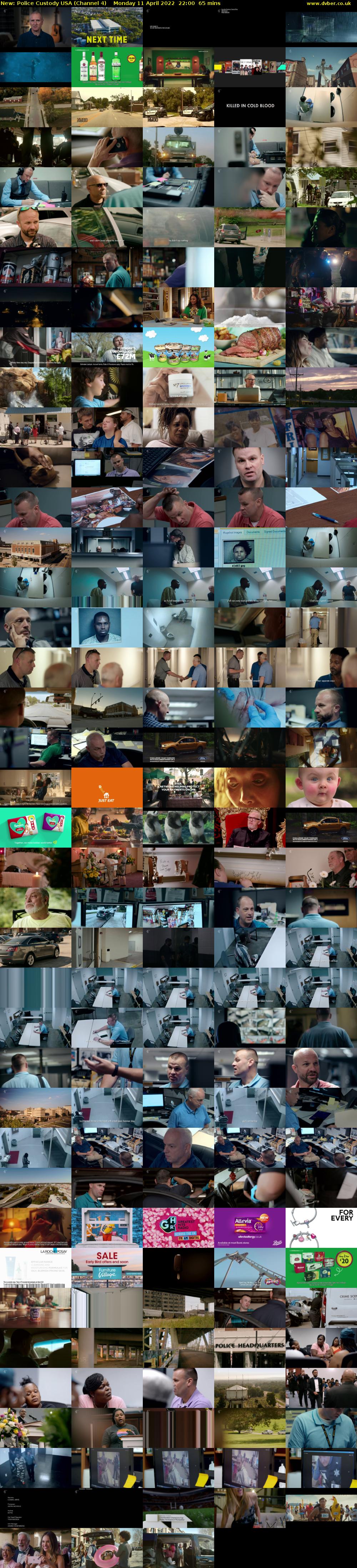 Police Custody USA (Channel 4) Monday 11 April 2022 22:00 - 23:05