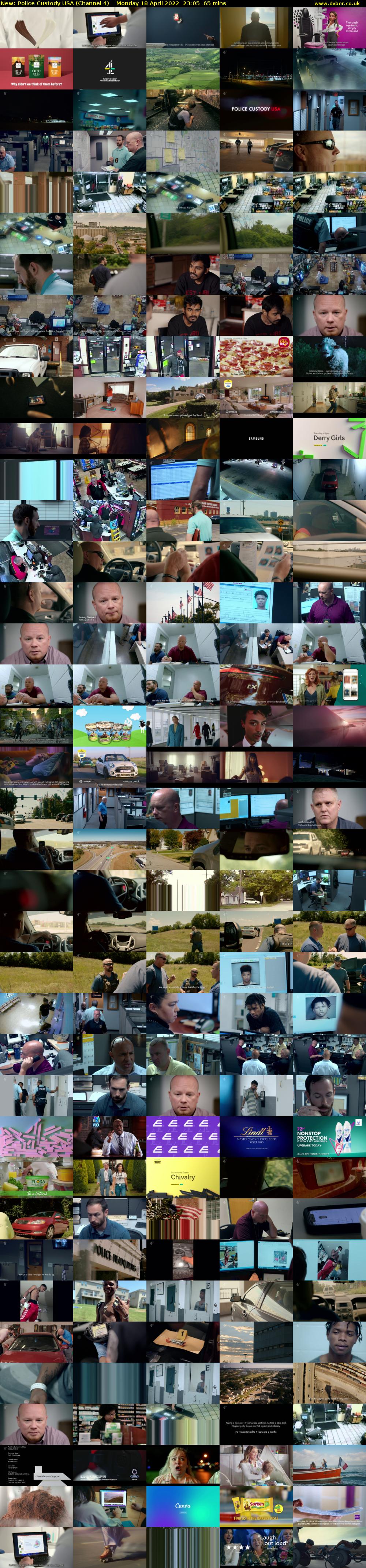 Police Custody USA (Channel 4) Monday 18 April 2022 23:05 - 00:10