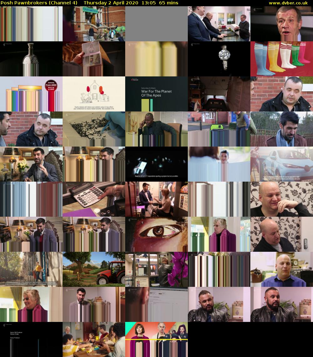 Posh Pawnbrokers (Channel 4) Thursday 2 April 2020 13:05 - 14:10