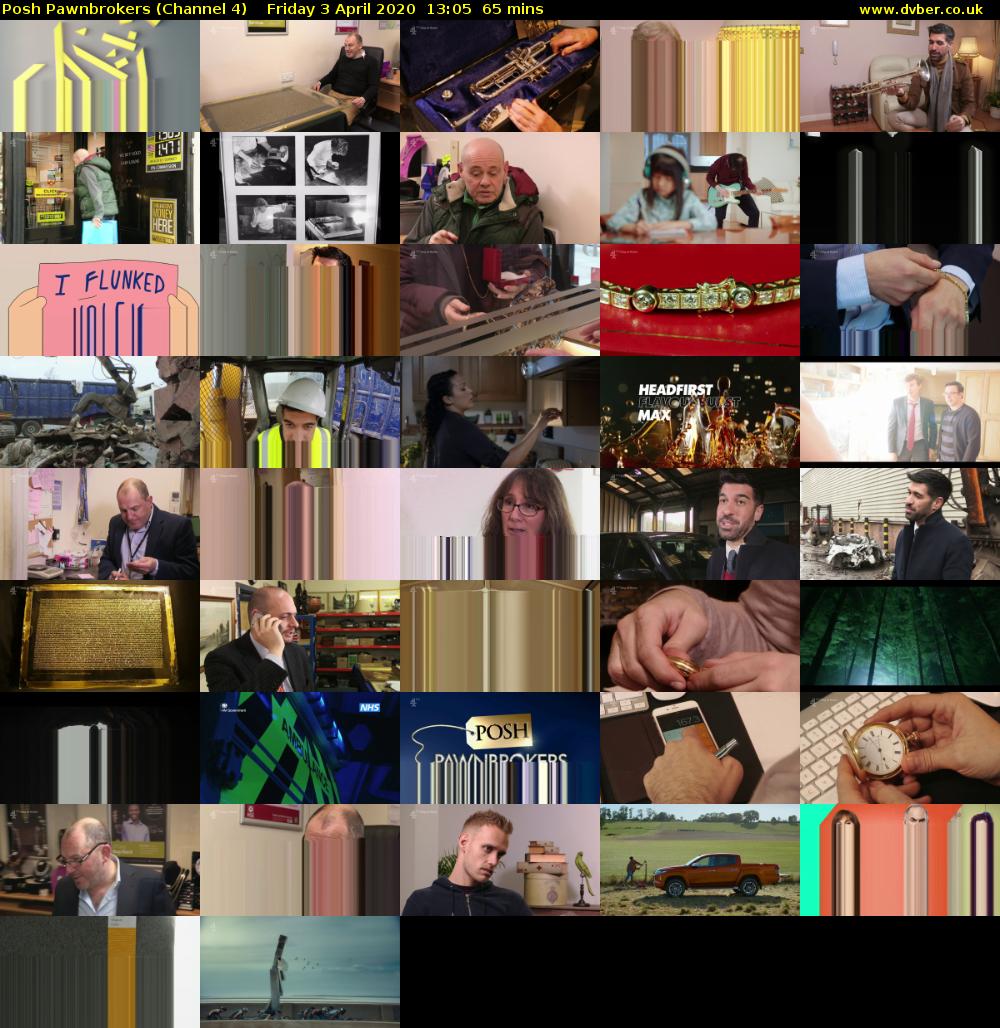 Posh Pawnbrokers (Channel 4) Friday 3 April 2020 13:05 - 14:10
