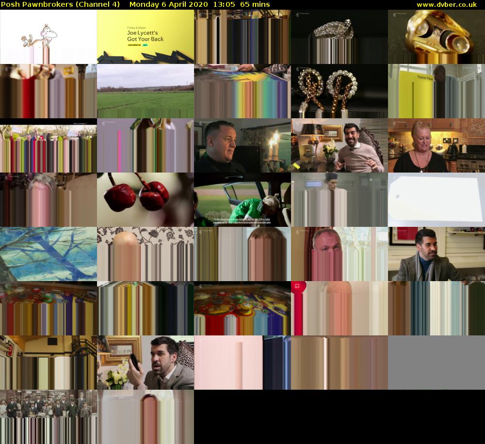 Posh Pawnbrokers (Channel 4) Monday 6 April 2020 13:05 - 14:10