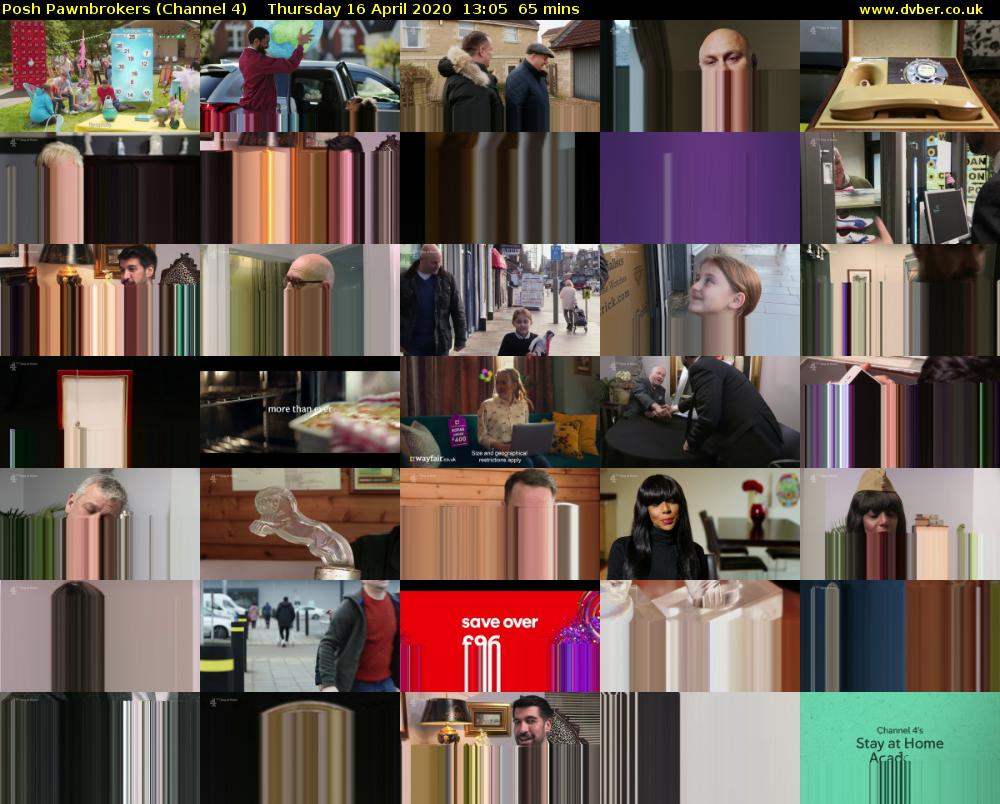 Posh Pawnbrokers (Channel 4) Thursday 16 April 2020 13:05 - 14:10
