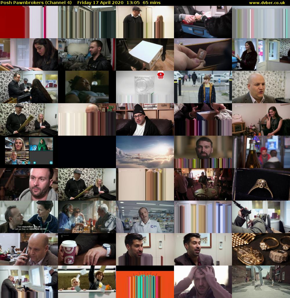 Posh Pawnbrokers (Channel 4) Friday 17 April 2020 13:05 - 14:10