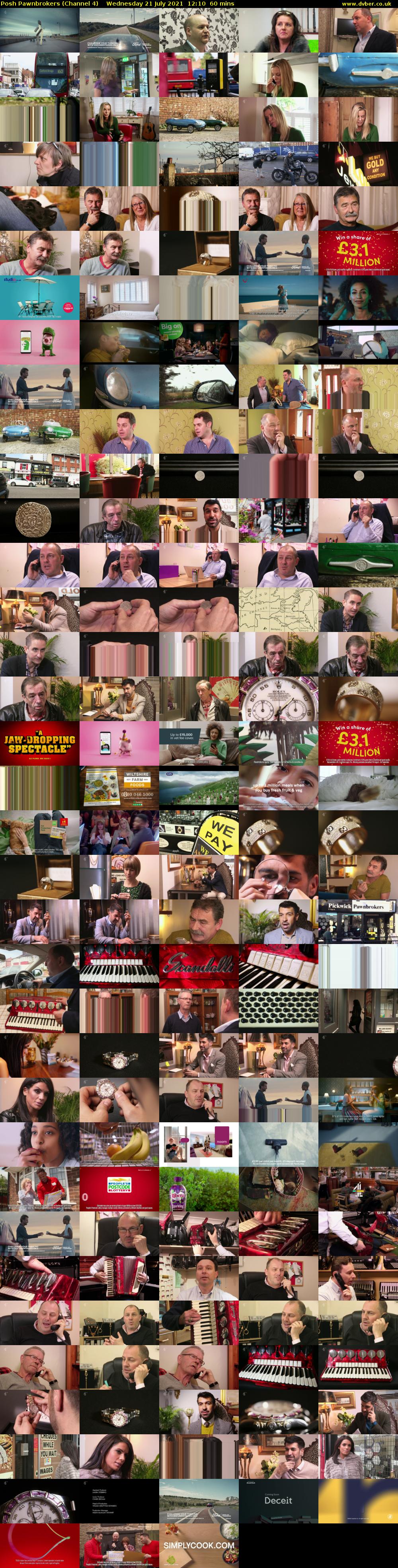 Posh Pawnbrokers (Channel 4) Wednesday 21 July 2021 12:10 - 13:10