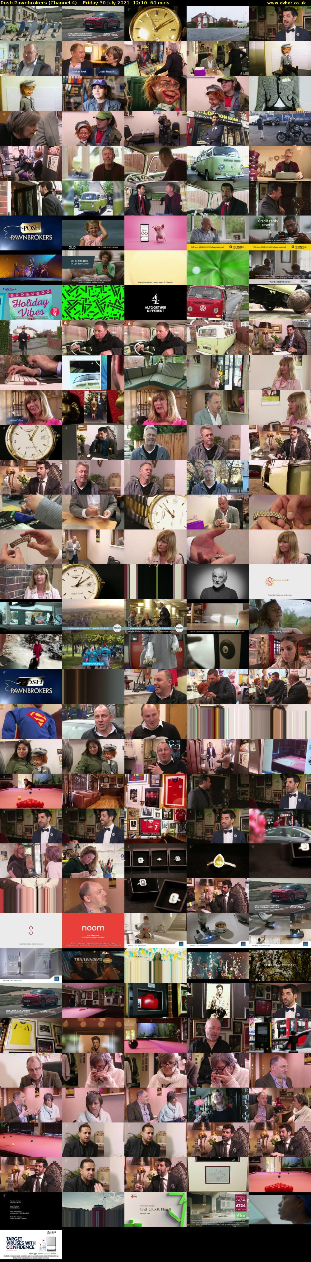 Posh Pawnbrokers (Channel 4) Friday 30 July 2021 12:10 - 13:10