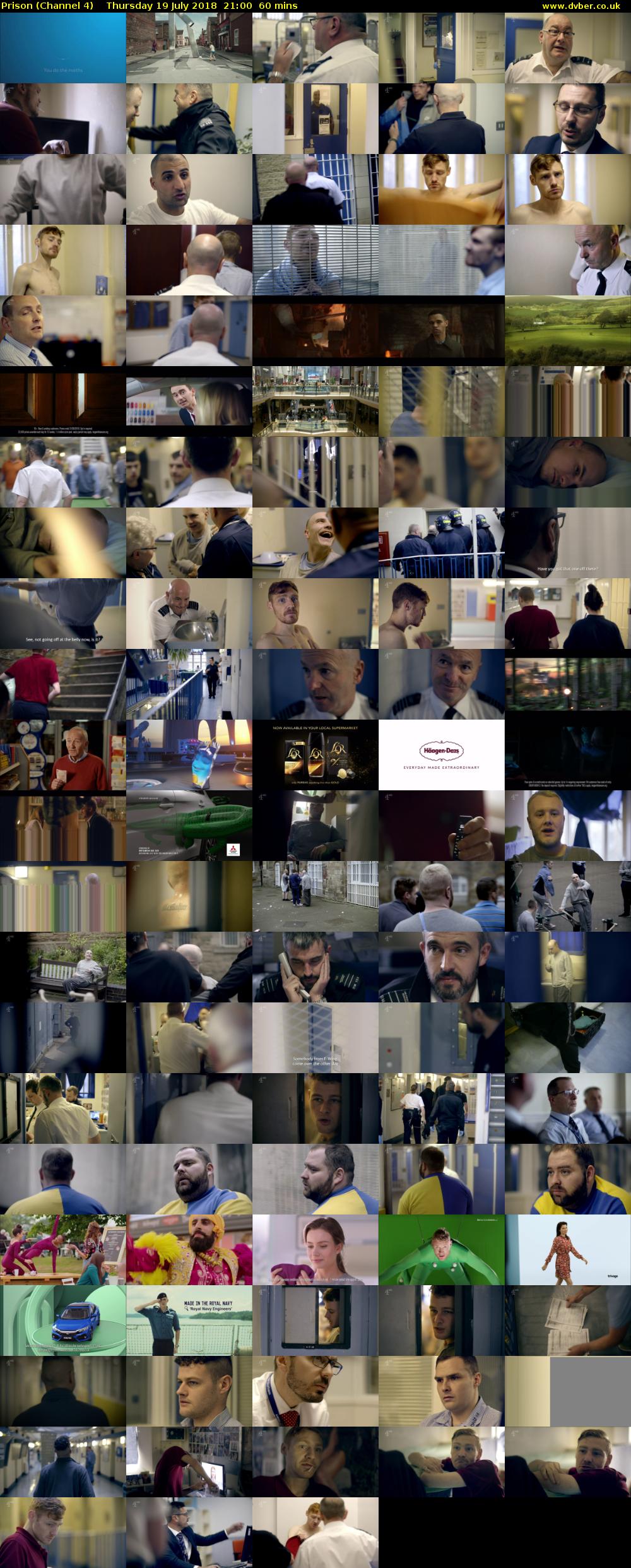 Prison (Channel 4) Thursday 19 July 2018 21:00 - 22:00