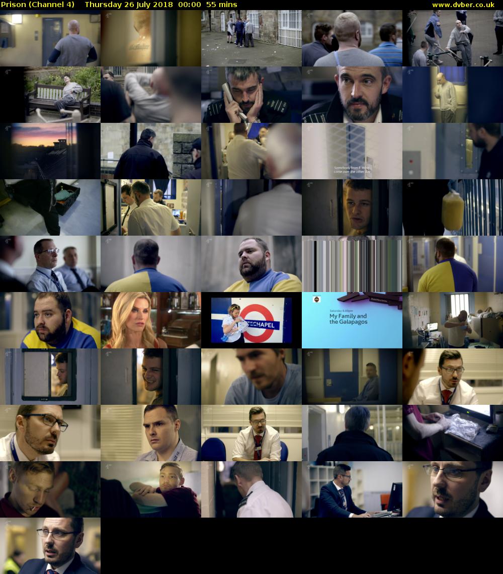 Prison (Channel 4) Thursday 26 July 2018 00:00 - 00:55