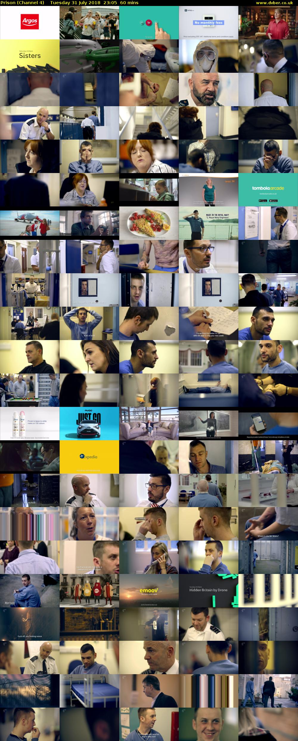 Prison (Channel 4) Tuesday 31 July 2018 23:05 - 00:05
