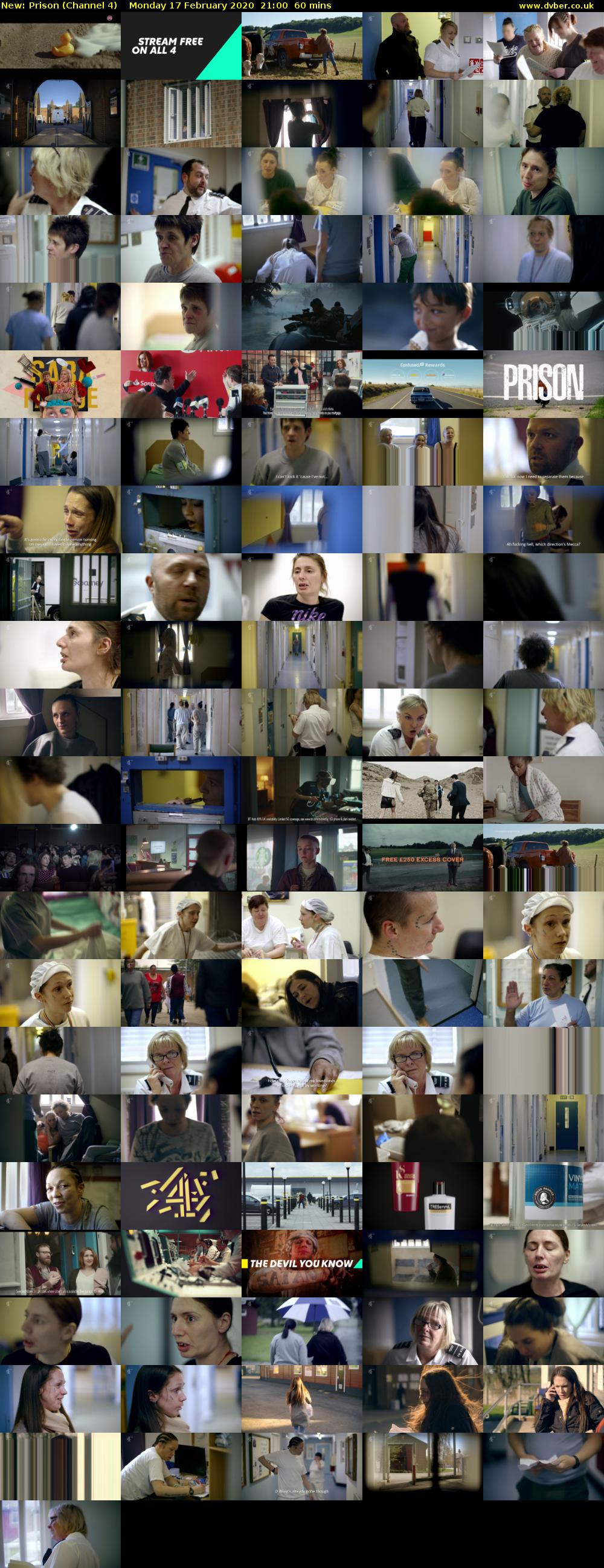Prison (Channel 4) Monday 17 February 2020 21:00 - 22:00