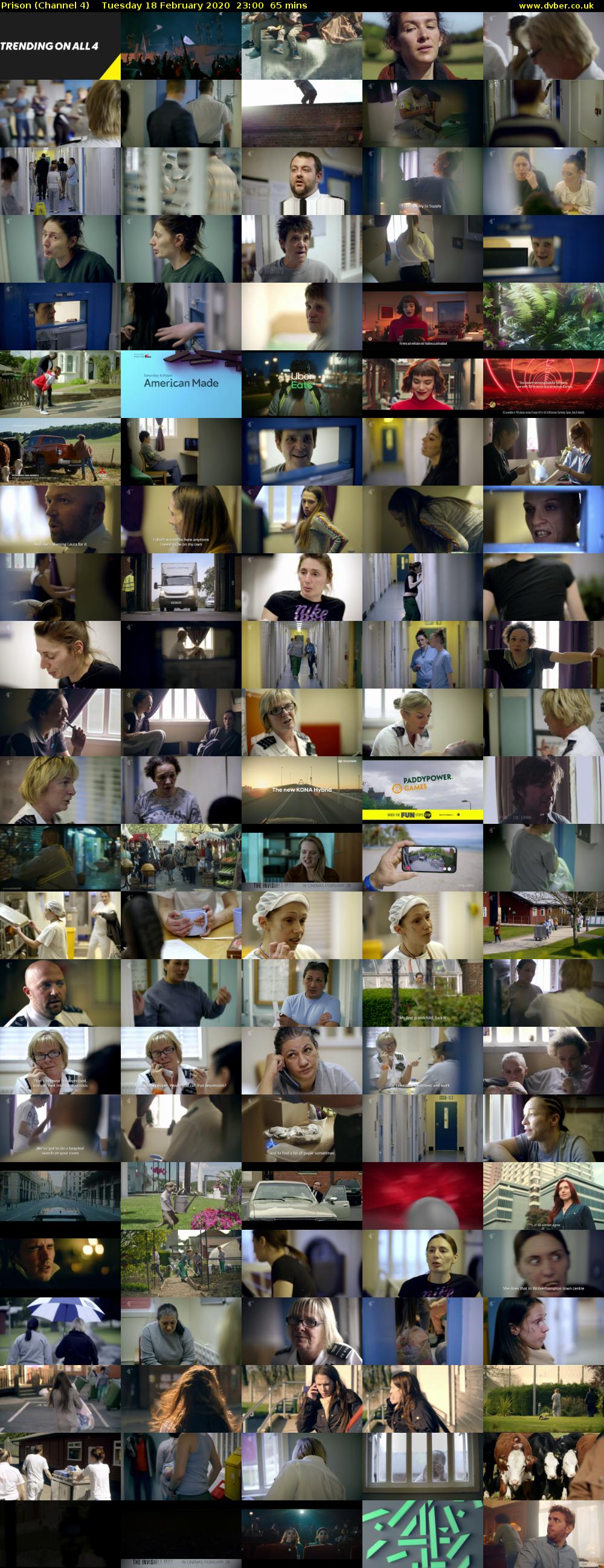 Prison (Channel 4) Tuesday 18 February 2020 23:00 - 00:05