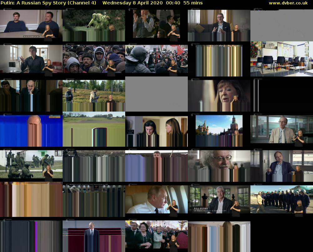 Putin: A Russian Spy Story (Channel 4) Wednesday 8 April 2020 00:40 - 01:35