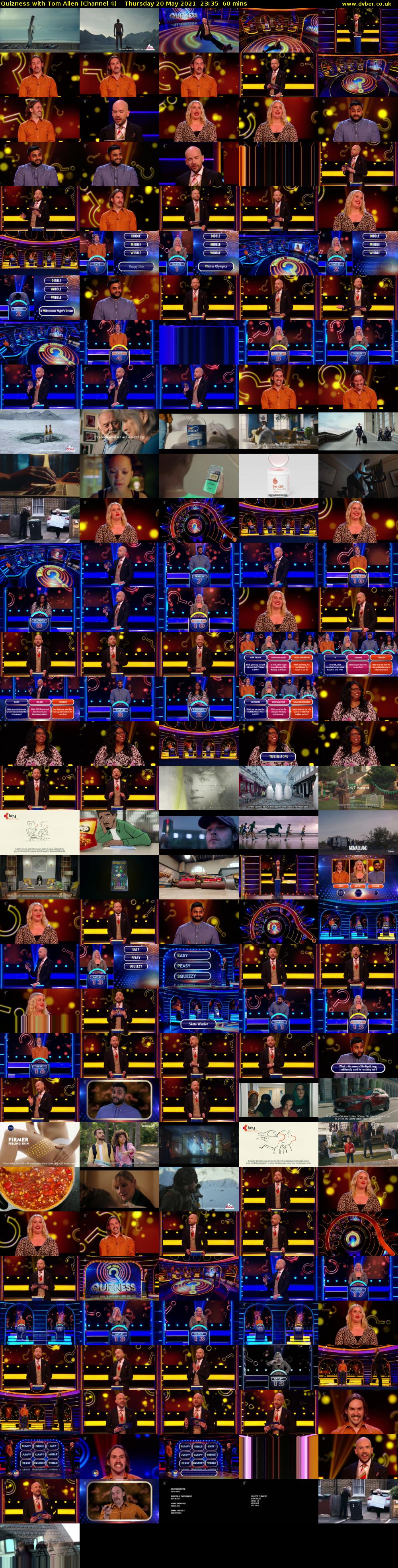 Quizness with Tom Allen (Channel 4) Thursday 20 May 2021 23:35 - 00:35