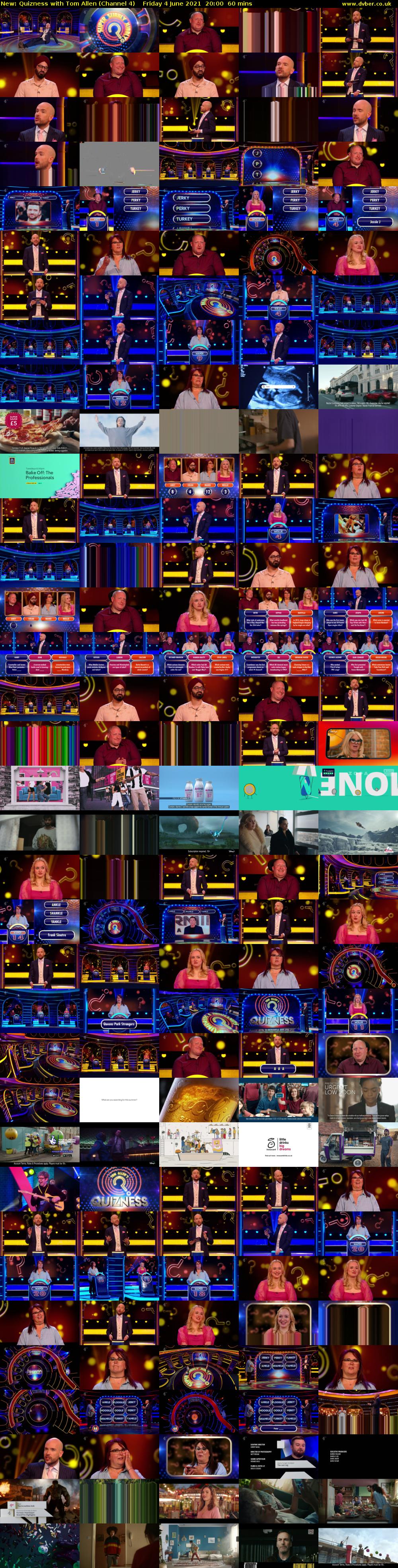 Quizness with Tom Allen (Channel 4) Friday 4 June 2021 20:00 - 21:00