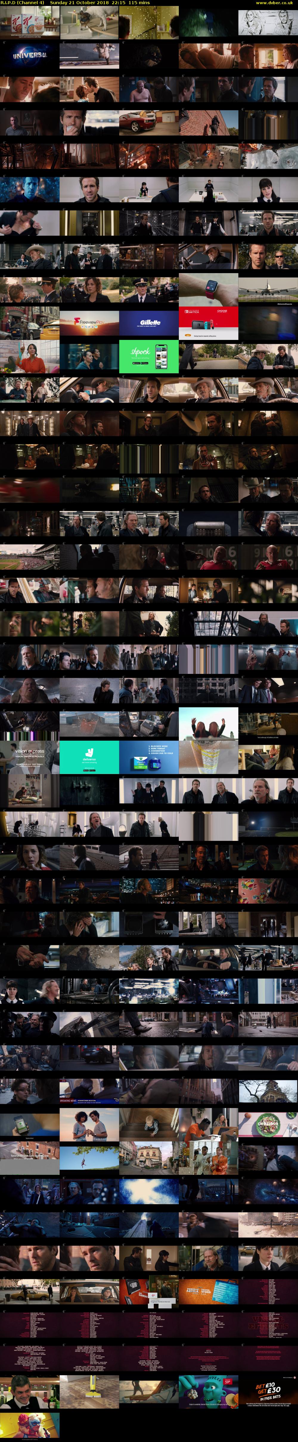 R.I.P.D (Channel 4) Sunday 21 October 2018 22:15 - 00:10