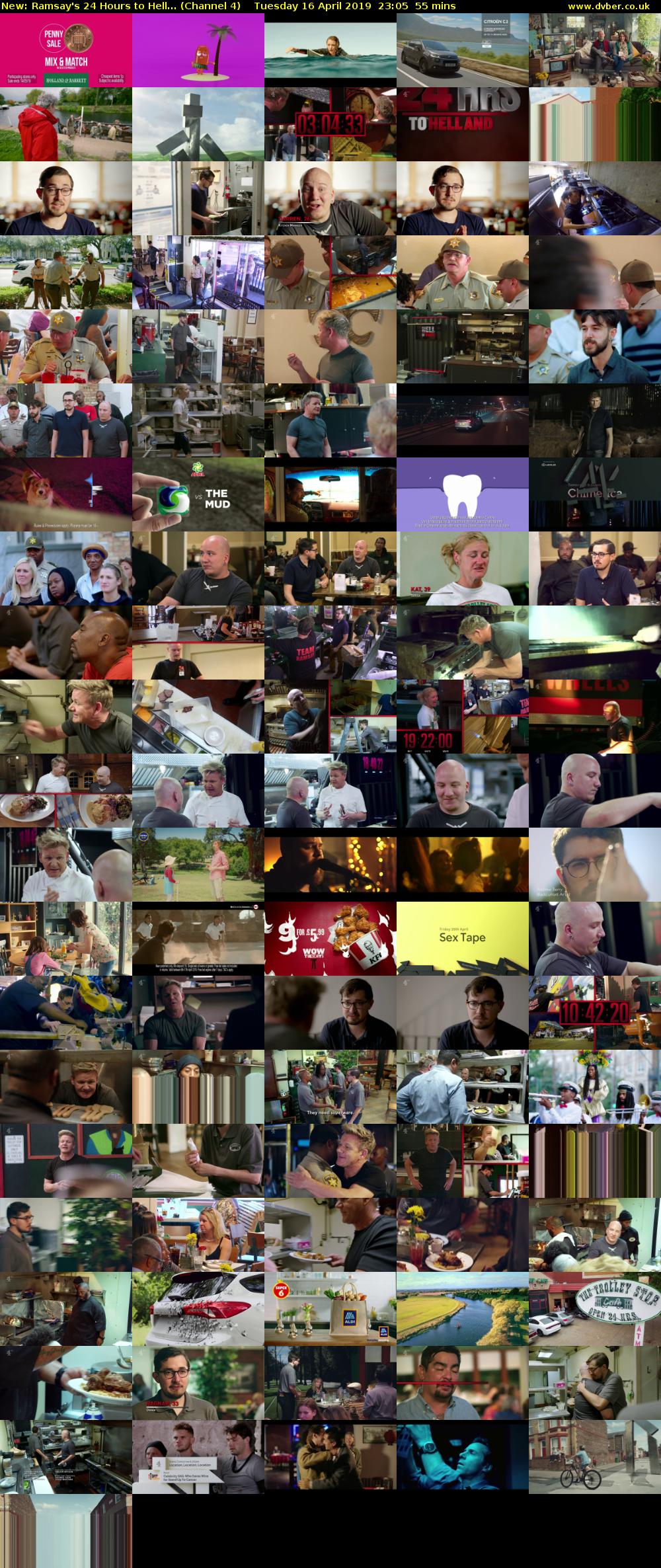 Ramsay's 24 Hours to Hell... (Channel 4) Tuesday 16 April 2019 23:05 - 00:00
