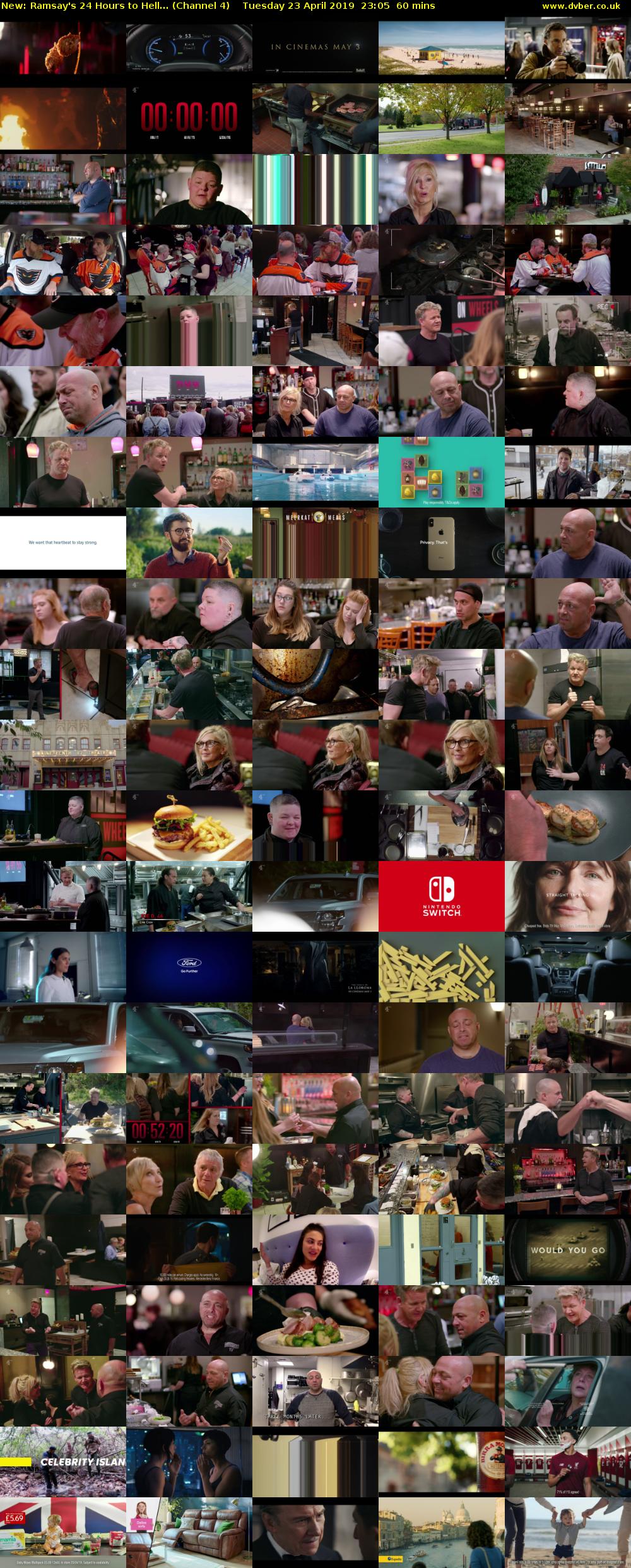 Ramsay's 24 Hours to Hell... (Channel 4) Tuesday 23 April 2019 23:05 - 00:05