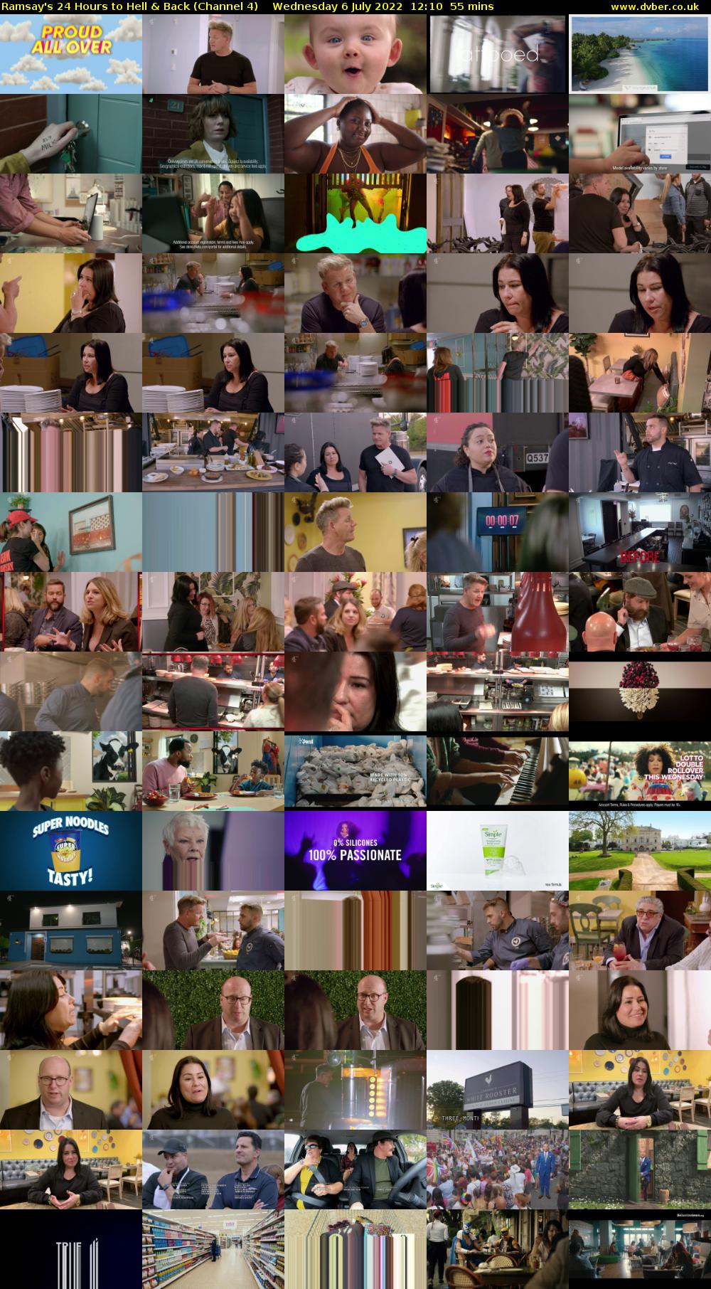 Ramsay's 24 Hours to Hell & Back (Channel 4) Wednesday 6 July 2022 12:10 - 13:05