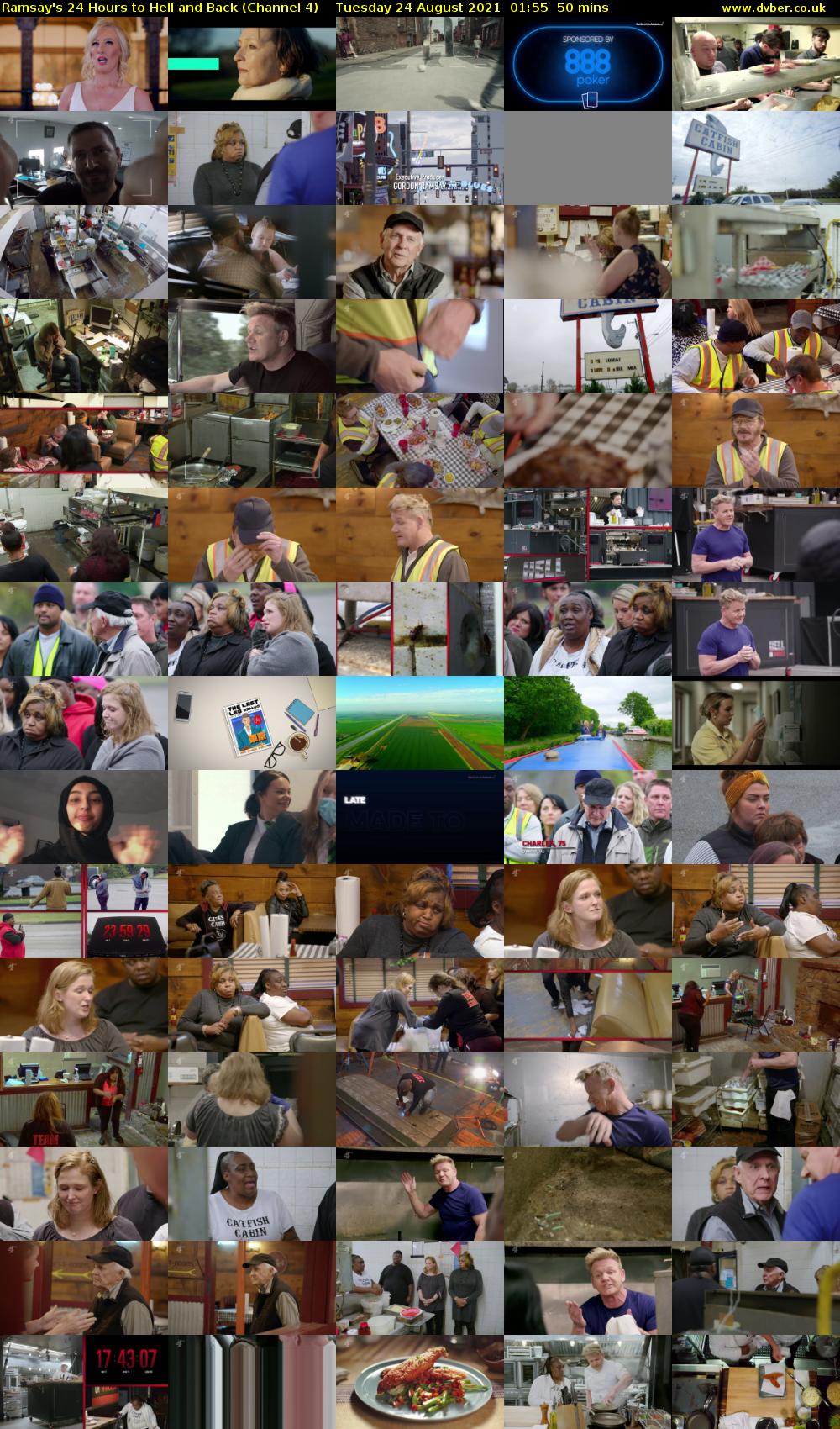 Ramsay's 24 Hours to Hell and Back (Channel 4) Tuesday 24 August 2021 01:55 - 02:45