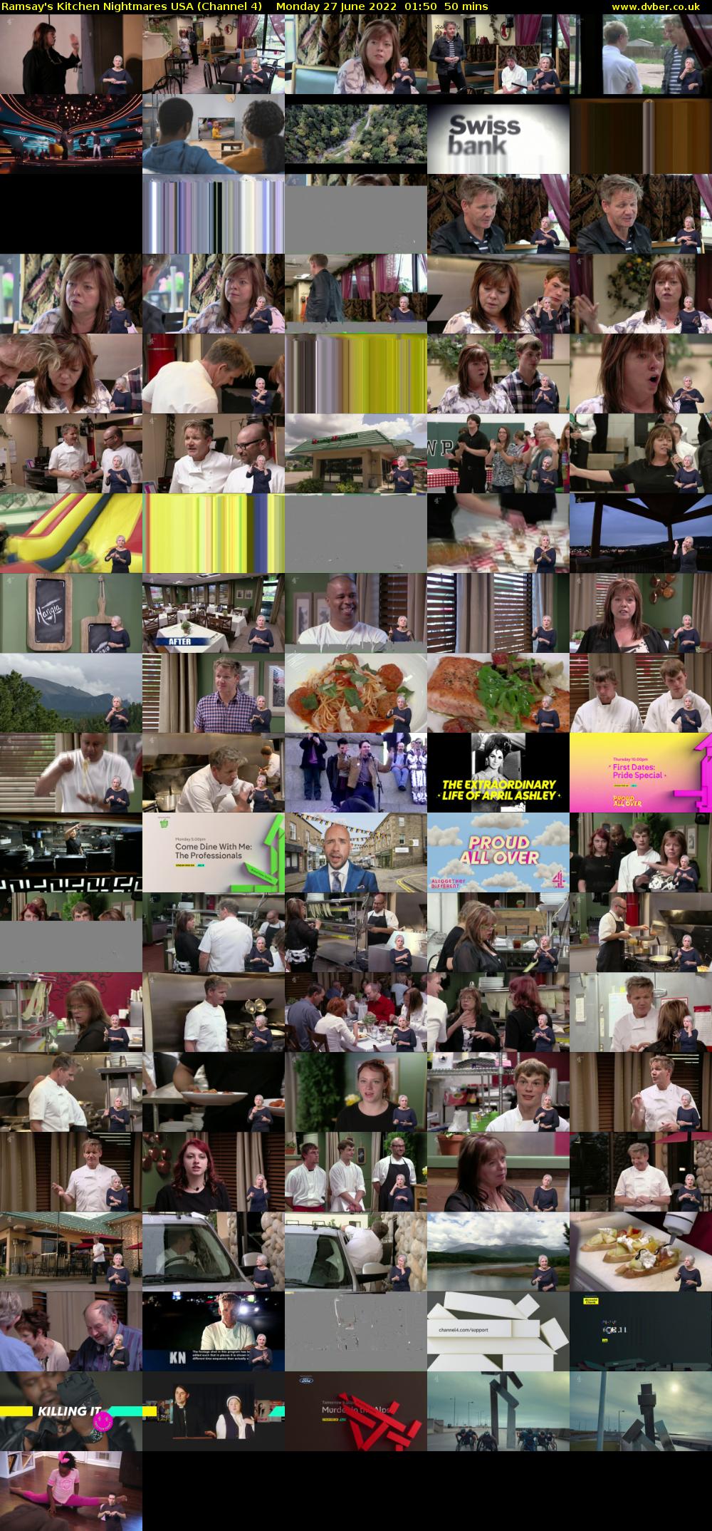 Ramsay's Kitchen Nightmares USA (Channel 4) Monday 27 June 2022 01:50 - 02:40