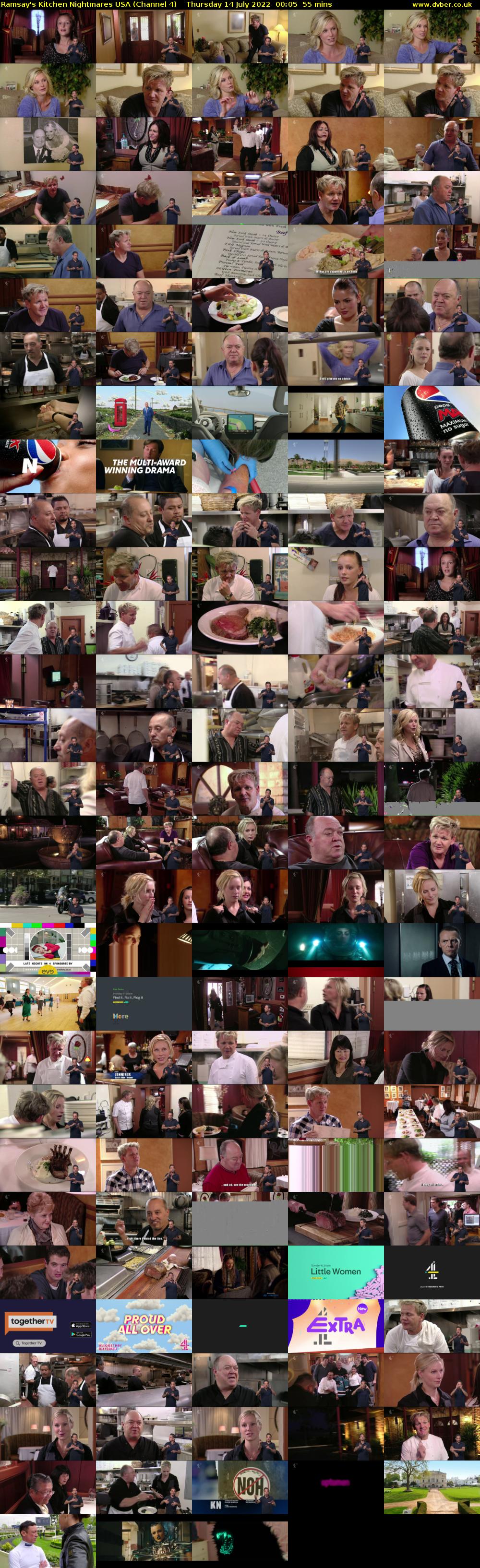 Ramsay's Kitchen Nightmares USA (Channel 4) Thursday 14 July 2022 00:05 - 01:00