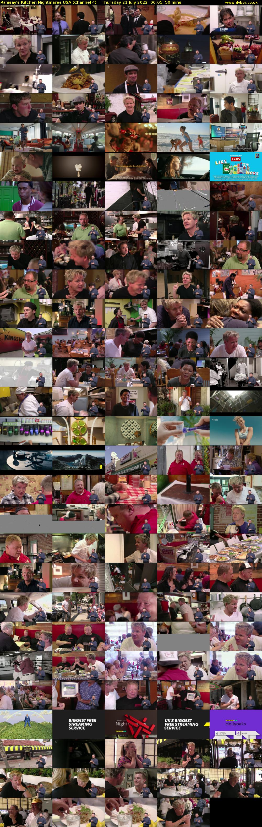 Ramsay's Kitchen Nightmares USA (Channel 4) Thursday 21 July 2022 00:05 - 00:55