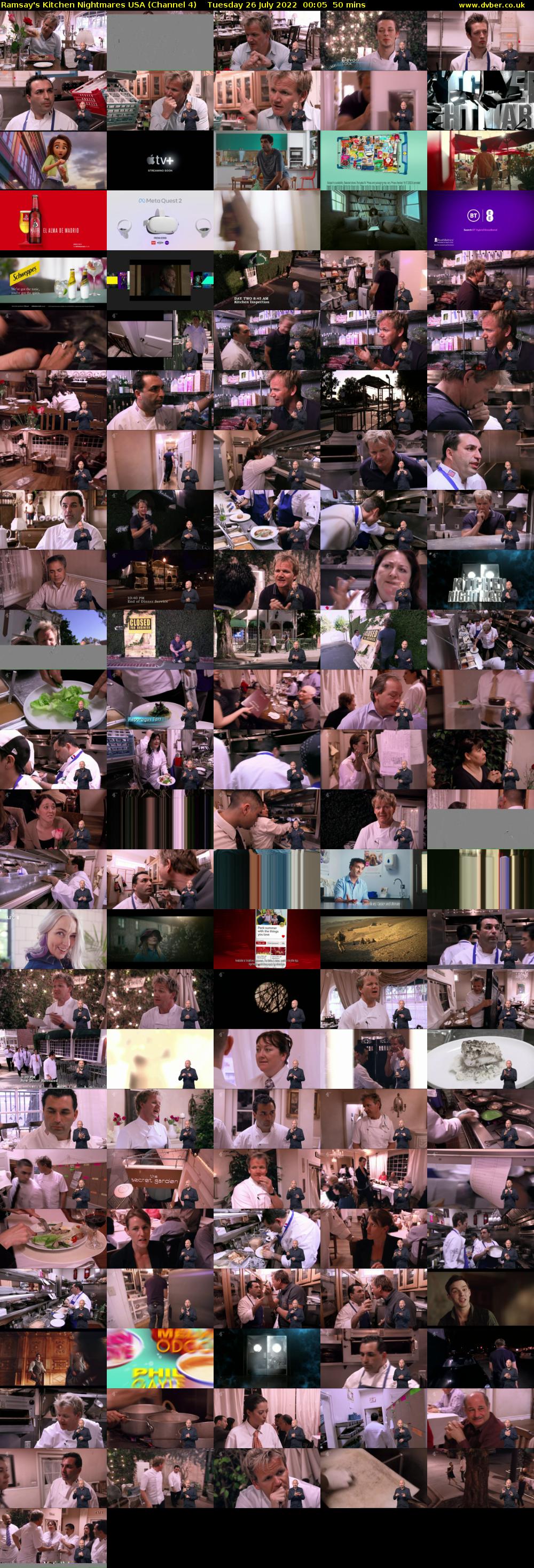 Ramsay's Kitchen Nightmares USA (Channel 4) Tuesday 26 July 2022 00:05 - 00:55