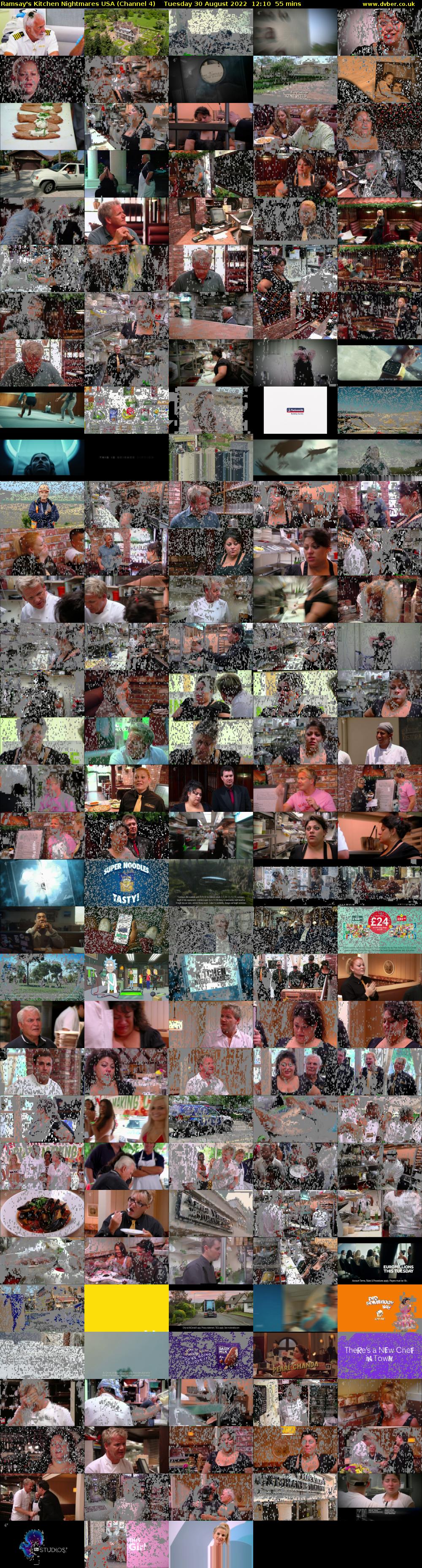 Ramsay's Kitchen Nightmares USA (Channel 4) Tuesday 30 August 2022 12:10 - 13:05