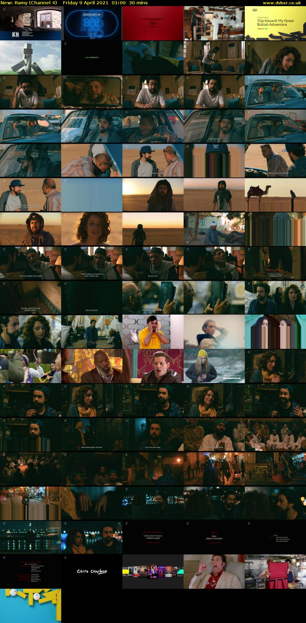 Ramy (Channel 4) Friday 9 April 2021 01:00 - 01:30