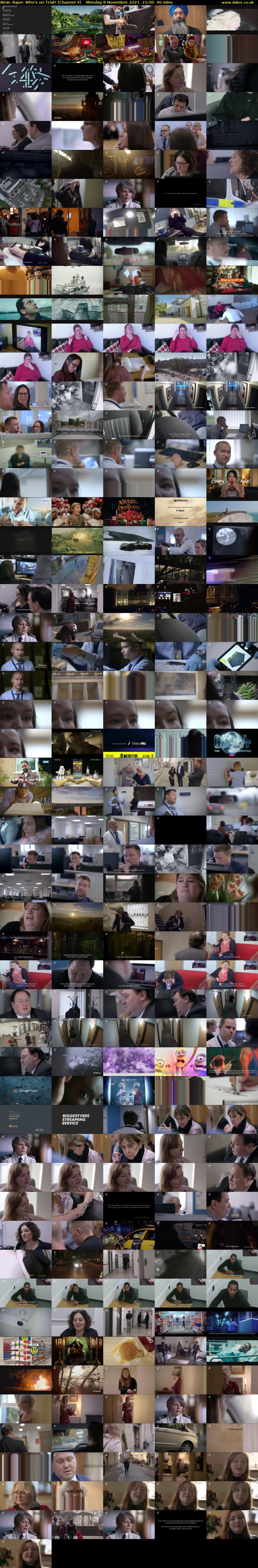 Rape: Who's on Trial? (Channel 4) Monday 8 November 2021 21:00 - 22:30