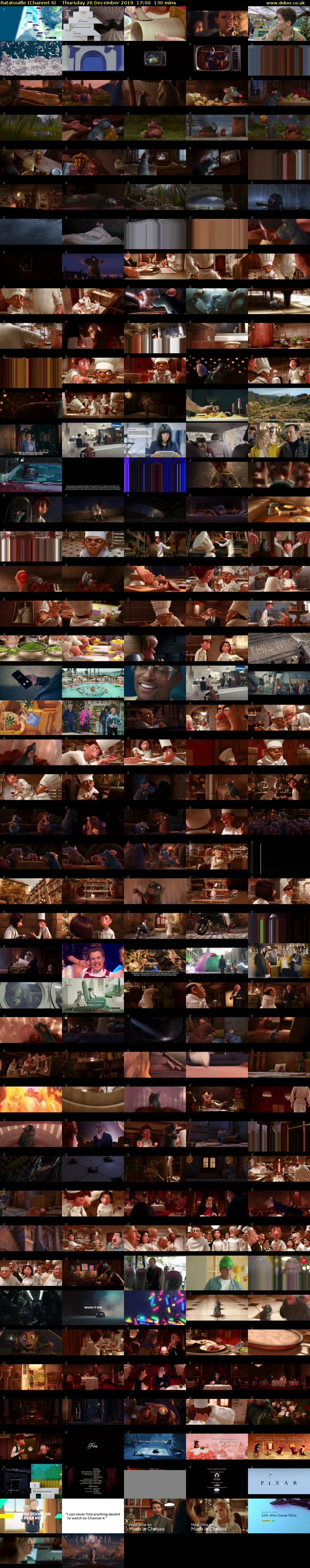 Ratatouille (Channel 4) Thursday 26 December 2019 17:00 - 19:10