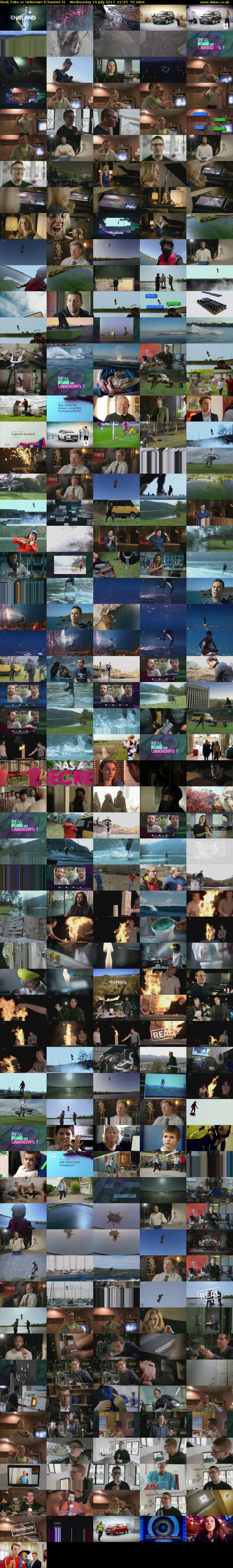Real, Fake or Unknown (Channel 4) Wednesday 19 July 2017 01:25 - 02:20