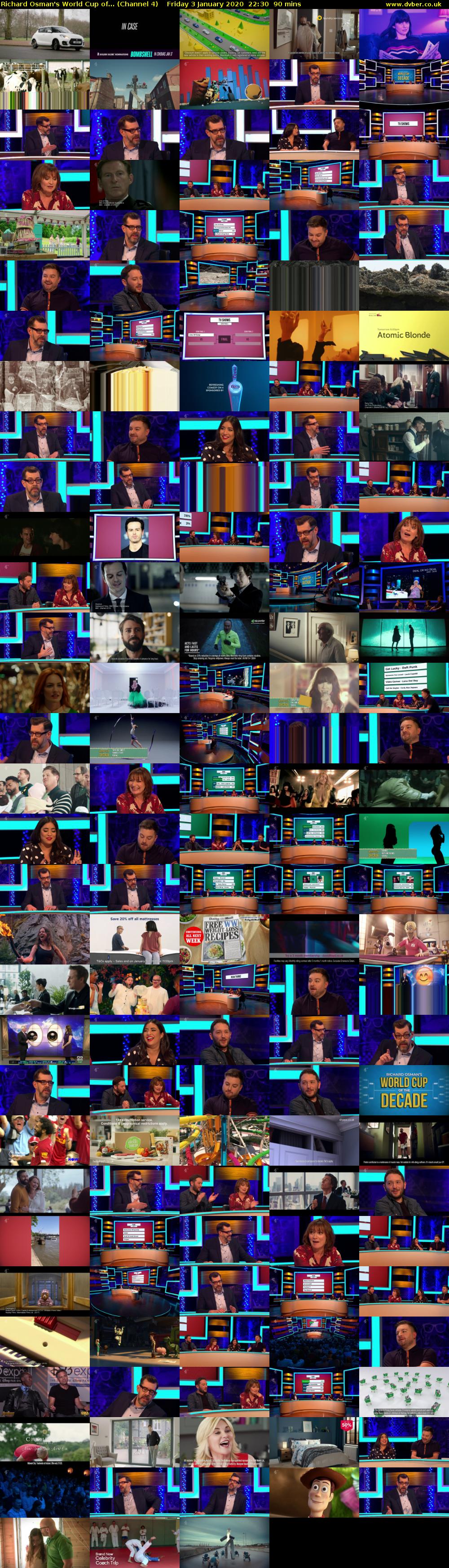 Richard Osman's World Cup of... (Channel 4) Friday 3 January 2020 22:30 - 00:00