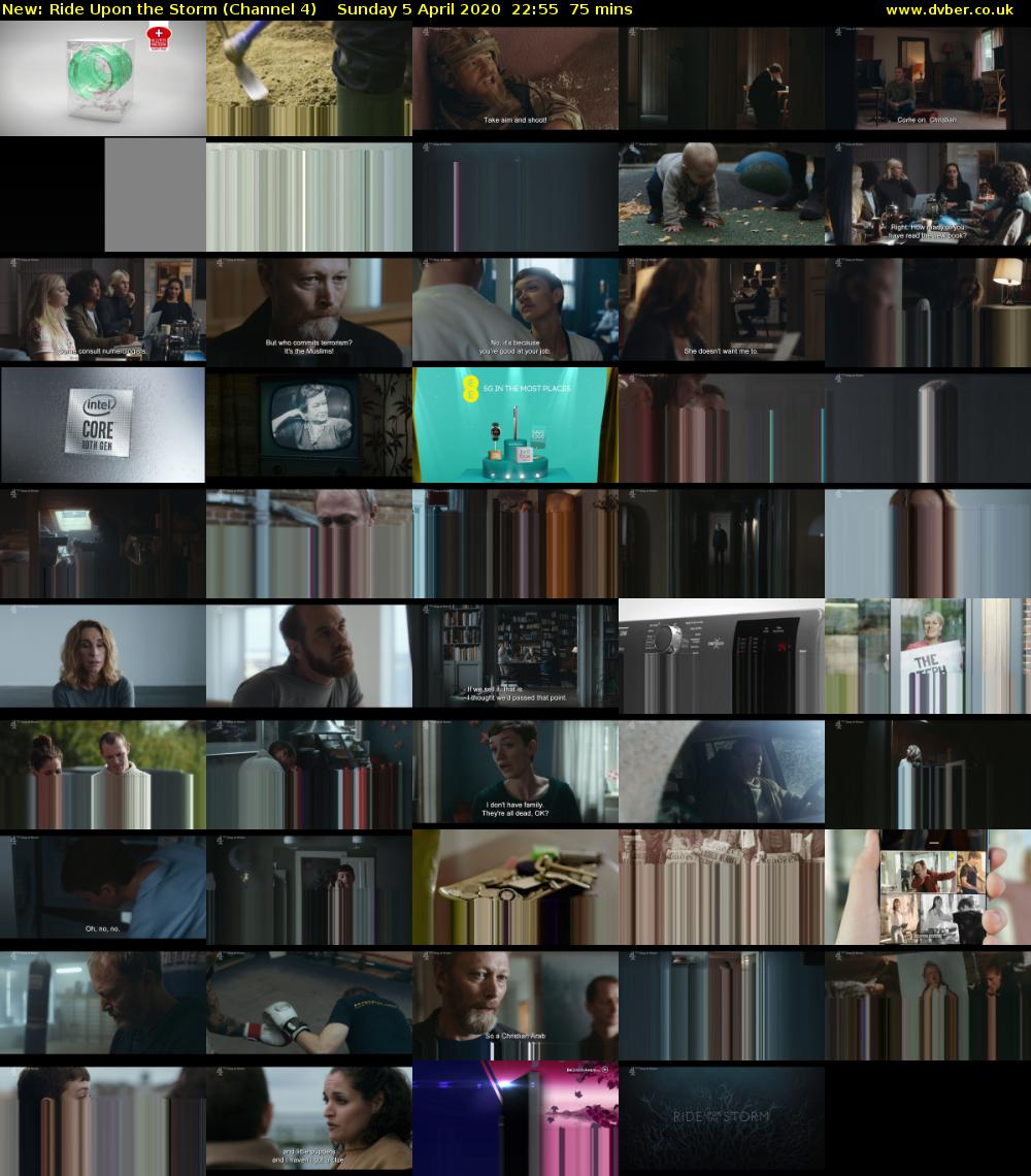 Ride Upon the Storm (Channel 4) Sunday 5 April 2020 22:55 - 00:10