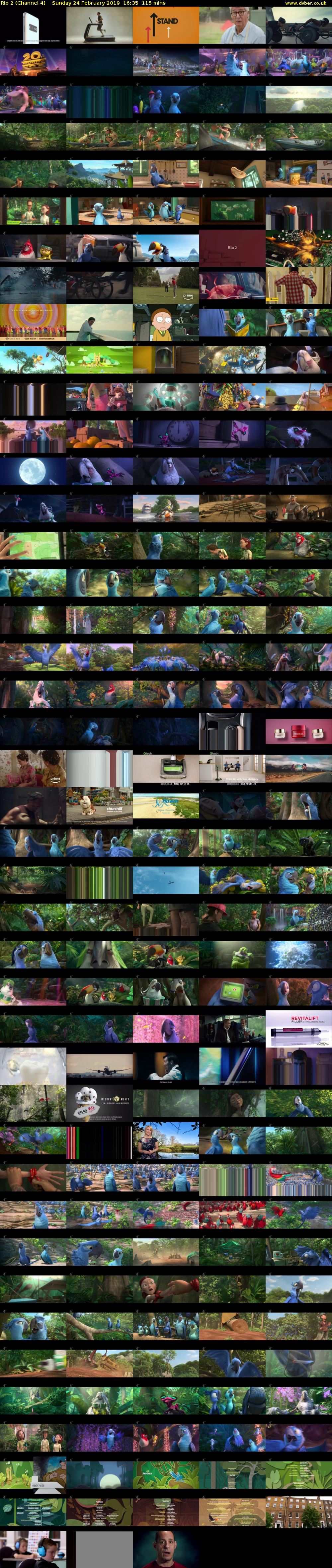 Rio 2 (Channel 4) Sunday 24 February 2019 16:35 - 18:30