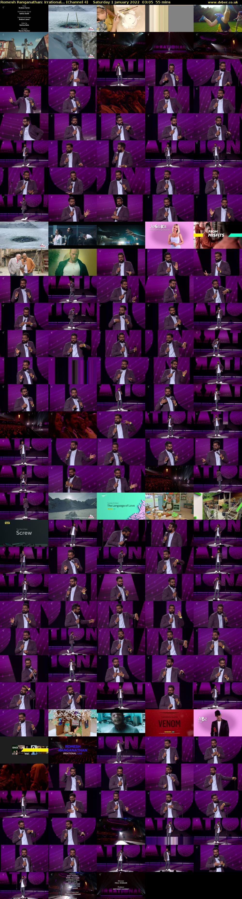Romesh Ranganathan: Irrational... (Channel 4) Saturday 1 January 2022 03:05 - 04:00