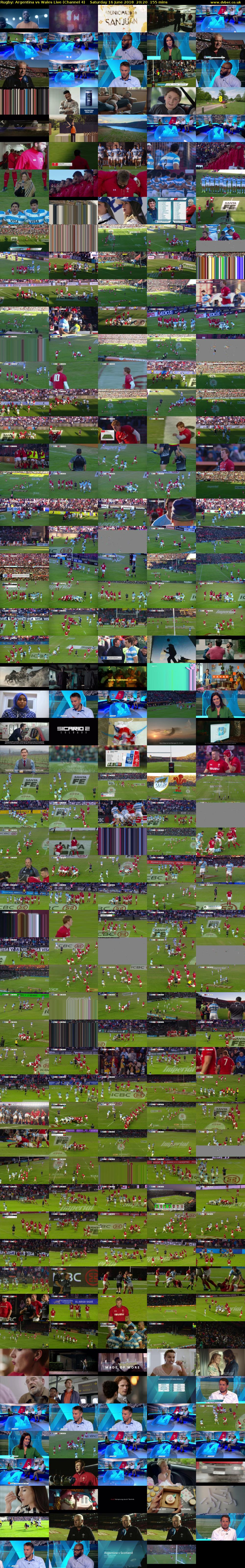 Rugby: Argentina vs Wales Live (Channel 4) Saturday 16 June 2018 20:20 - 22:55