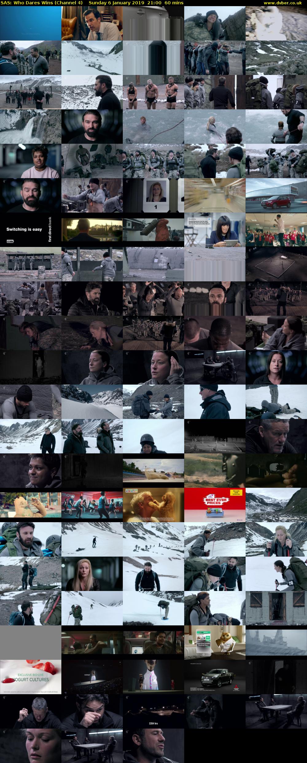SAS: Who Dares Wins (Channel 4) Sunday 6 January 2019 21:00 - 22:00