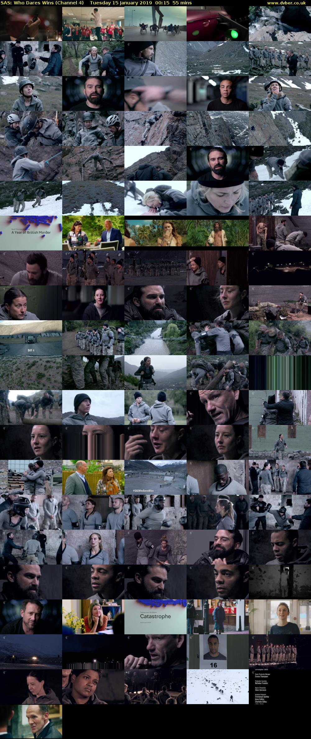 SAS: Who Dares Wins (Channel 4) Tuesday 15 January 2019 00:15 - 01:10