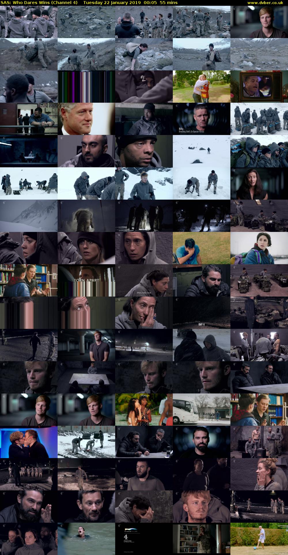SAS: Who Dares Wins (Channel 4) Tuesday 22 January 2019 00:05 - 01:00
