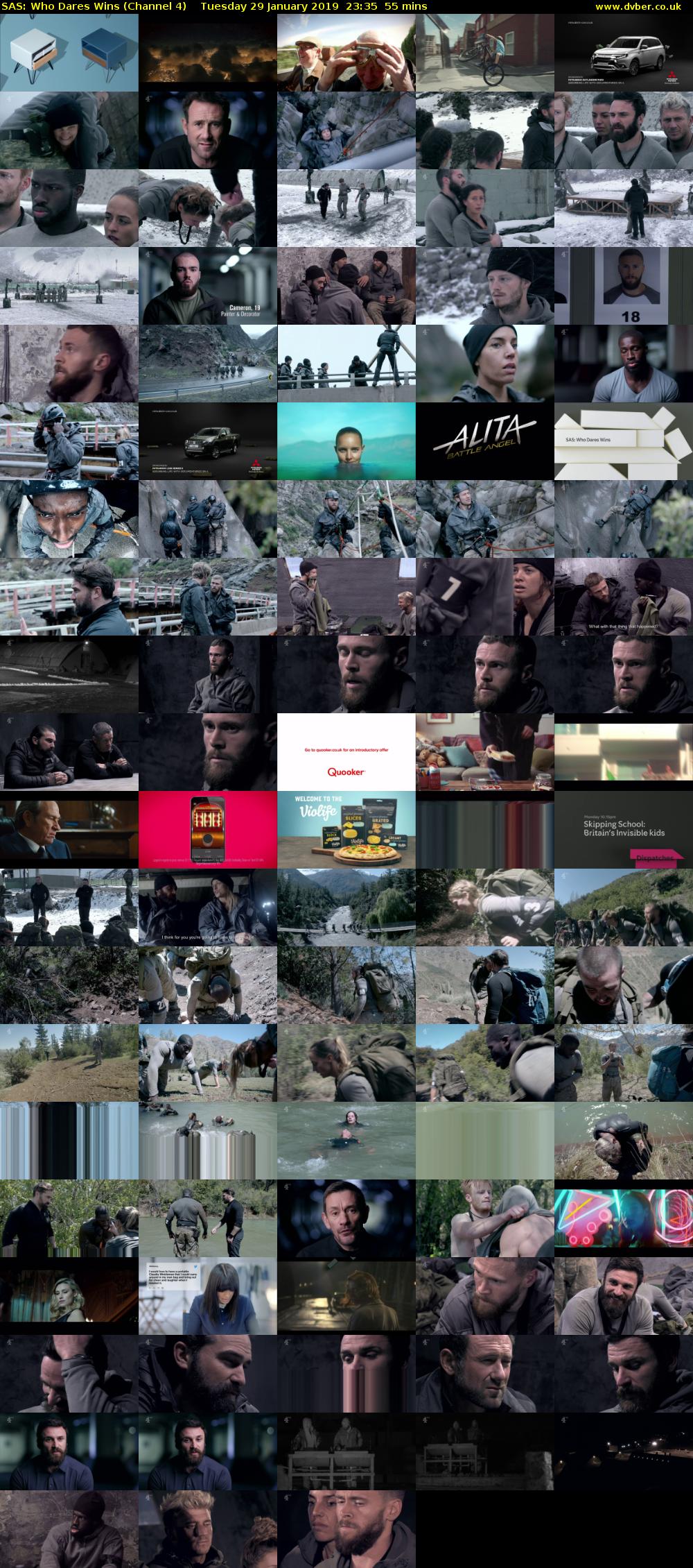 SAS: Who Dares Wins (Channel 4) Tuesday 29 January 2019 23:35 - 00:30