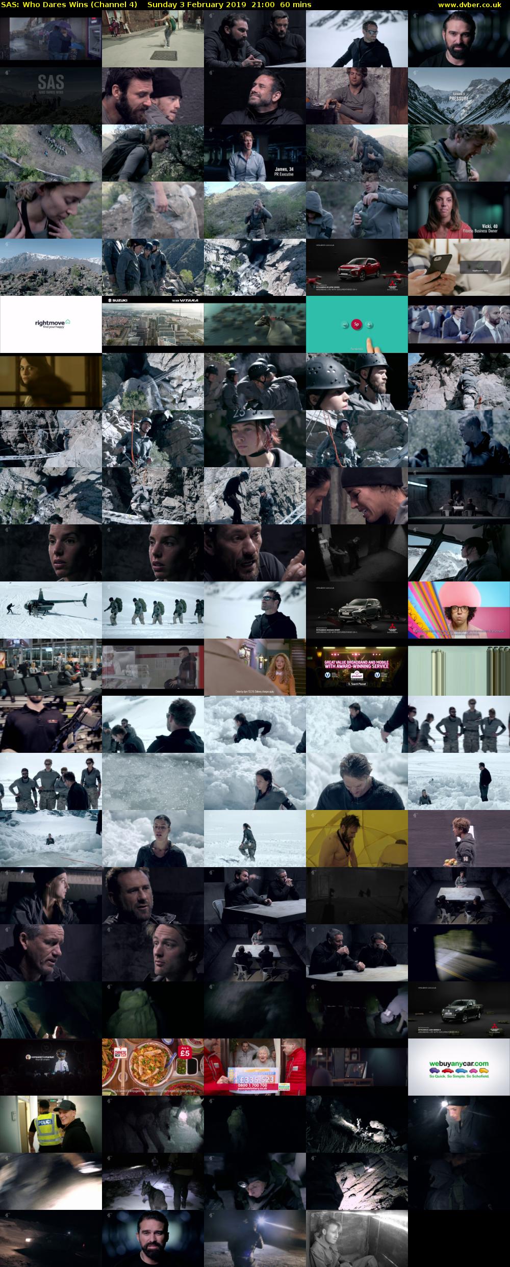 SAS: Who Dares Wins (Channel 4) Sunday 3 February 2019 21:00 - 22:00