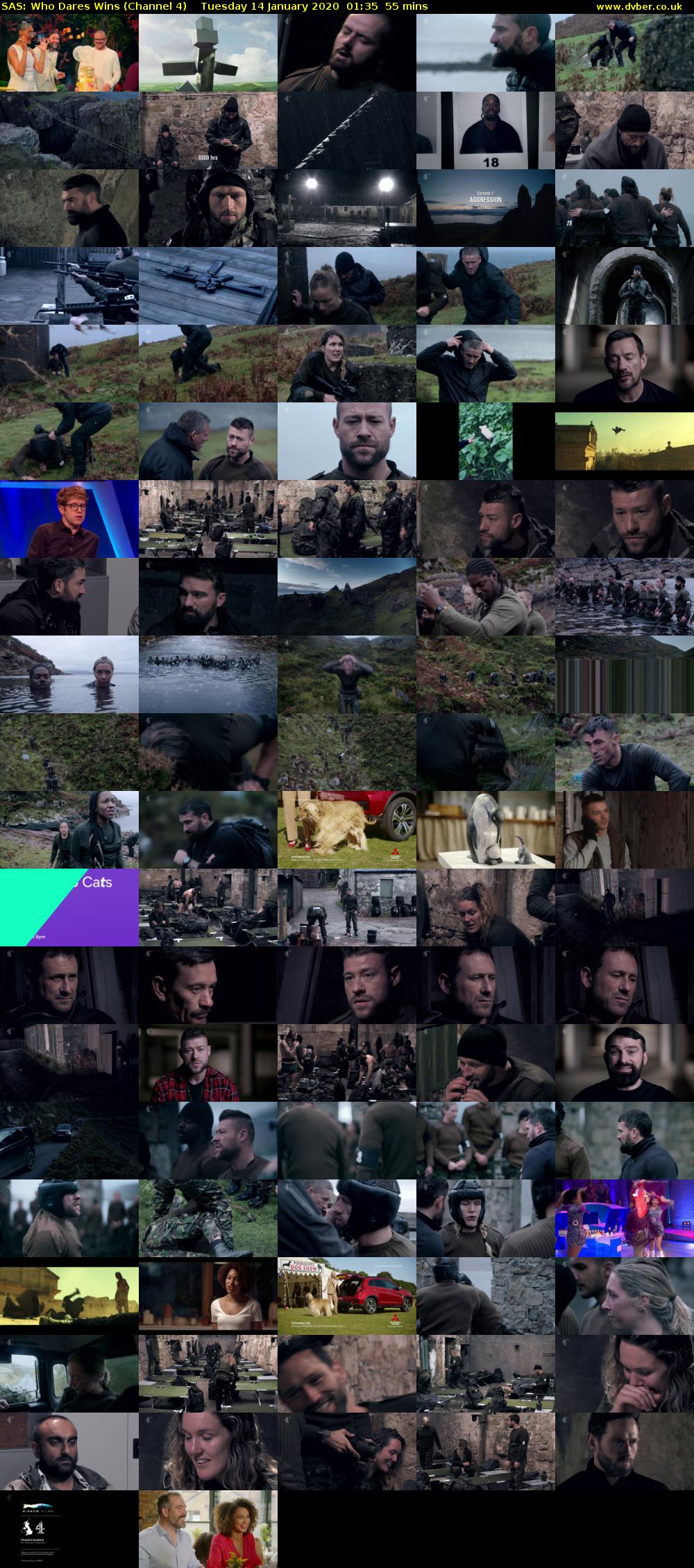 SAS: Who Dares Wins (Channel 4) Tuesday 14 January 2020 01:35 - 02:30