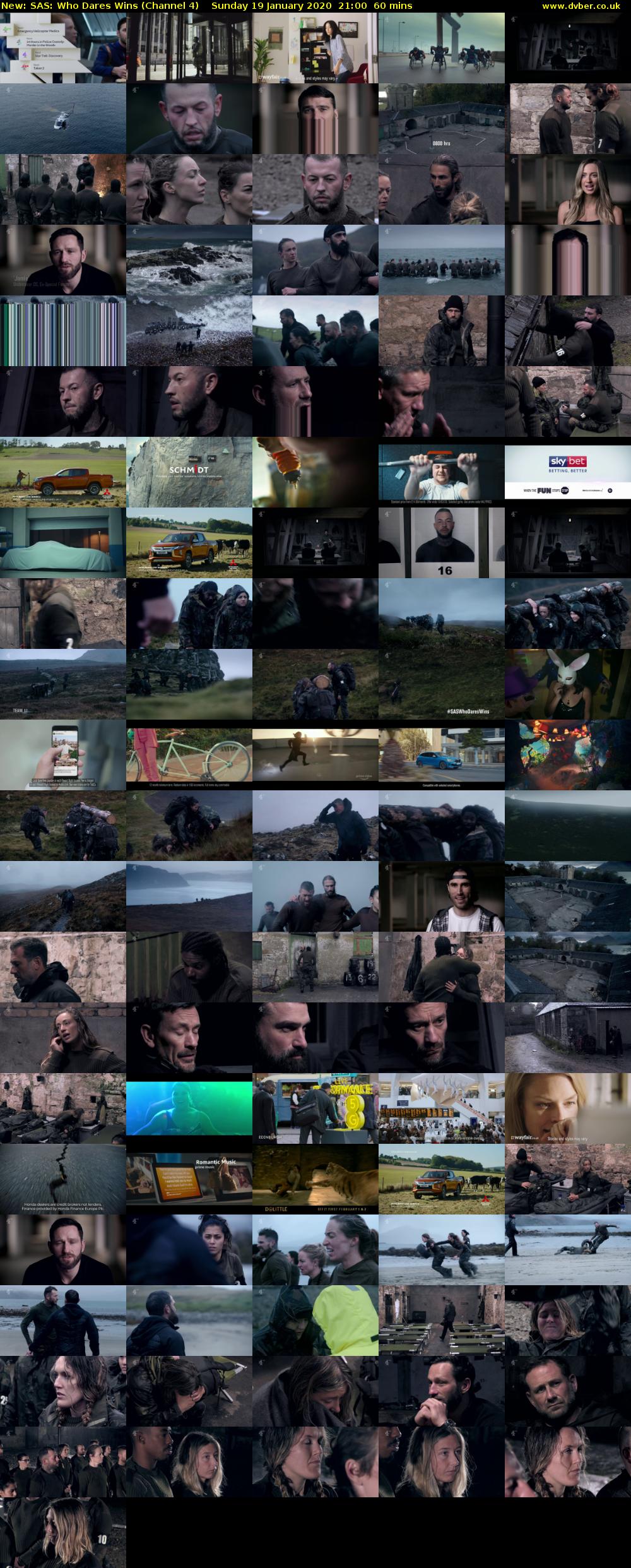 SAS: Who Dares Wins (Channel 4) Sunday 19 January 2020 21:00 - 22:00