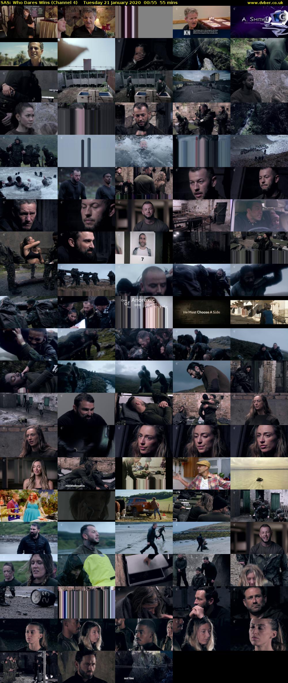 SAS: Who Dares Wins (Channel 4) Tuesday 21 January 2020 00:55 - 01:50