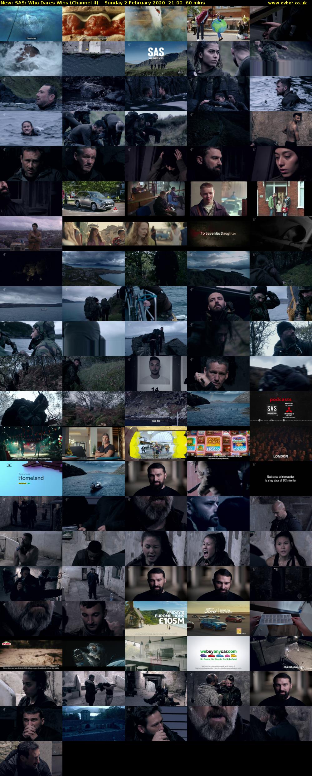 SAS: Who Dares Wins (Channel 4) Sunday 2 February 2020 21:00 - 22:00